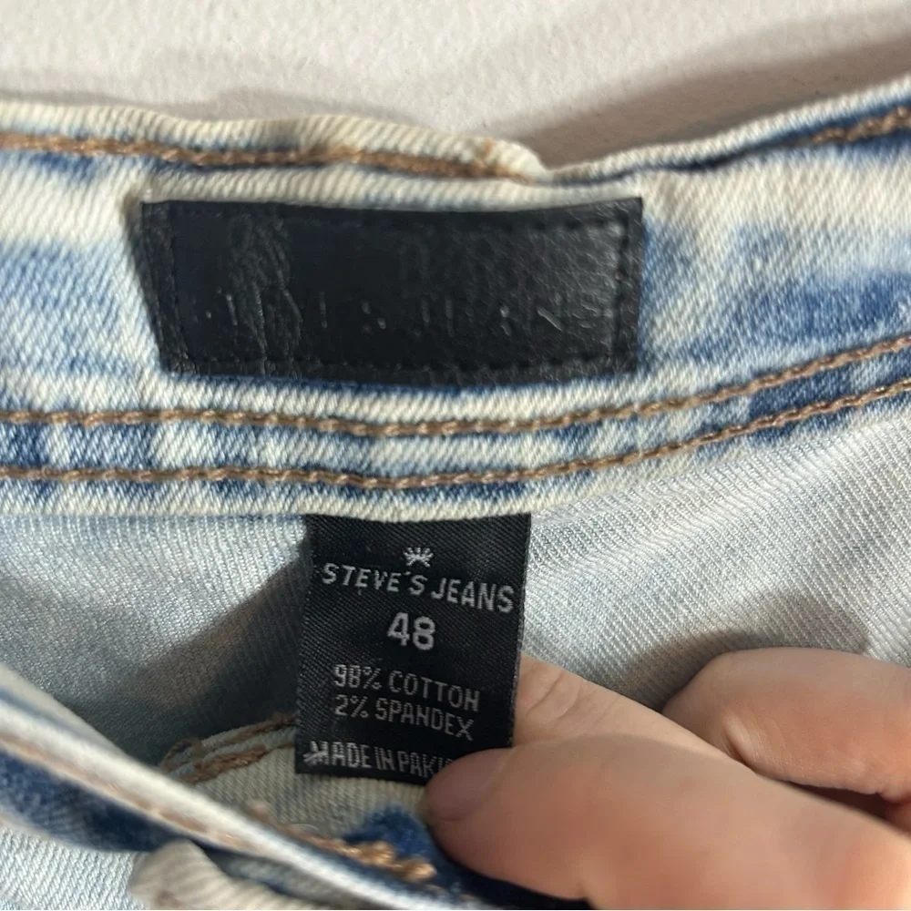 Steve’s Jeans Distressed Shorts NWT Sz 48 Men’s Blue